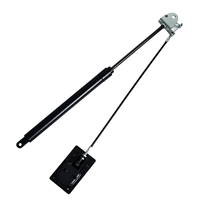 Vérin à gaz cylindrique en acier verrouillable 10lb 45N pour support de levage de couvercle de meuble - Type compression - Vente directe usine
