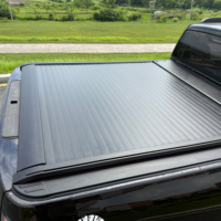 Couverture de benne électrique enroulable en aluminium pour pick-up Silverado, étanche, antivol, avec verrouillage 4 directions