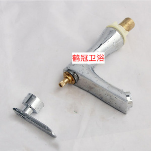 Robinet de lavabo monocommande chromé avec cartouche céramique, à poser sur le comptoir, monotrou - Product Image 2