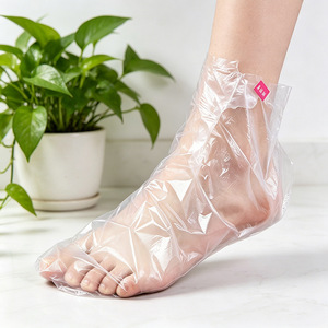 Disposable thickened foot covers, foot masks, skin care foot masks, household <b>waterproof</b> transparent plastic anti-drying foot - Product Image 2