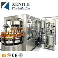 Machine de remplissage automatique de bière avec système de nettoyage en ligne CIP, équipement d'embouteillage hygiénique de qualité alimentaire