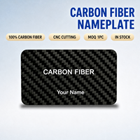 Carte de visite personnalisée en fibre de carbone NFC 13,56 MHz avec impression sérigraphique pour le partage de contact, conception DIY et usage professionnel