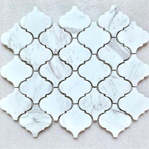 Design del bagno delle mattonelle di <span class=keywords><strong>mosaico</strong></span> della lanterna di migliore qualità, <span class=keywords><strong>mosaico</strong></span> delle mattonelle della parete esterna della lanterna bianca - Product Image 4