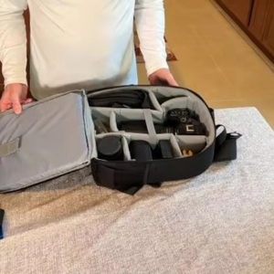 Sac à dos pour appareil photo Concept, échantillon gratuit, sac photo DSLR rigide avec compartiment pour ordinateur portable de 15 à 15,6 pouces - Product Image 2
