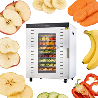 12 16 20-laags kleine huishoudelijke multifunctionele voedseldroger voor fruit, groenten, snacks, vlees, bloemen, dehydratatie, luchtdroger