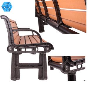 مقاعد معدنية خارجية عالية الجودة من الفولاذ والألومنيوم ، مطار من أجل حديقة عامة في المستشفى في انتظار استخدام الفناء - Product Image 3