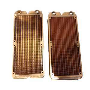 Copper Tube Microchannel Heat Exchanger Radiator <strong>for</strong> <strong>PC</strong> Liquid <strong>Water</strong> <strong>Cooling</strong> - Product Image 1