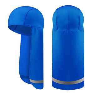 Cappuccio Riflettente di Sicurezza Notturna con Protezione per il <span class=keywords><strong>Collo</strong></span>, Mantella ad Alta Visibilità in Poliestere, Protezione Solare, Logo Personalizzato, Antipolvere per Ciclismo - Product Image 2