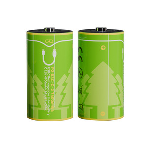 1.5V công suất cao 7400mwh C Kích thước loại C USB sạc <span class=keywords><strong>Lithium</strong></span> <span class=keywords><strong>Ion</strong></span> <span class=keywords><strong>Battery</strong></span> Pack Máy nước nóng tắm Rocking Chair đèn pin - Product Image 1