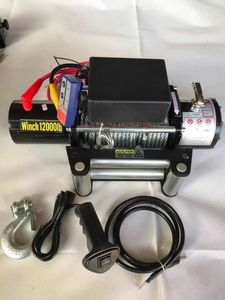 12v 24v 원격 제어로 윈치를 당기는 전기 미니 케이블 2000-20000lb - Product Image 5