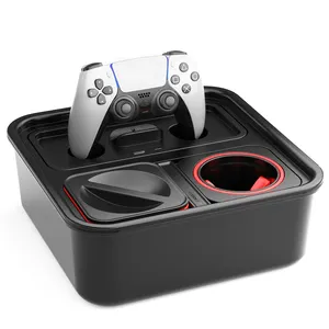 COUCH KIT Cup Holder Snack Box PP material 10000mAh Power Bank Charging Station for PS5 Controller