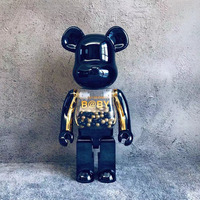 Sculpture d'ours violente faite à la main en résine, personnalisée de haute qualité 28CM 400% Statue