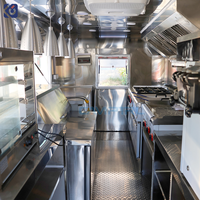 CAMPTRL Remorque alimentaire BBQ Pizza, Cuisine commerciale grillée, Camion de restauration pour burgers, frites, hot-dogs et snacks, à vendre aux États-Unis et en Europe