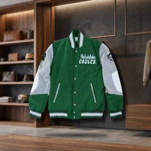 Chaqueta Bomber Unisex Philadelphia Verde Gris Camuflaje, Forro Polar, Impermeable, Resistente al Viento, Logotipo Frontal, Corte Regular, Primavera - Product Image 2