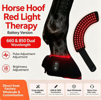 Professionelle Pferdehuf-Rotlichttherapie 80 LEDs 660nm 850nm Infrarot-LED-Lichttherapiegeräte für Pferde