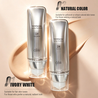 Fond de Teint Liquide Hydratant Couvrance Totale Imperméable Fini Mat Teinte Teintée pour le Visage Crème de Teint Marque Privée