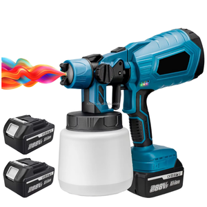 Pistola de Pintura Eléctrica sin Aire de Gran Capacidad, 21V, Industrial y Doméstica, a Batería, para Pintar con Látex - Product Image 1