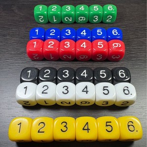 16มม. D6ตัวเลข1 2 3 4 5 6และลูกเต๋าเกมคณิตศาสตร์ - Product Image 4