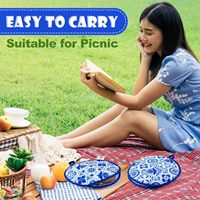 Chauffe-tortillas classiques, parfaits pour les tortillas, les tacos, le naan, les rouleaux de pizza, réutilisables, faciles à utiliser au micro-ondes, sac en tissu qui garde les aliments au chaud