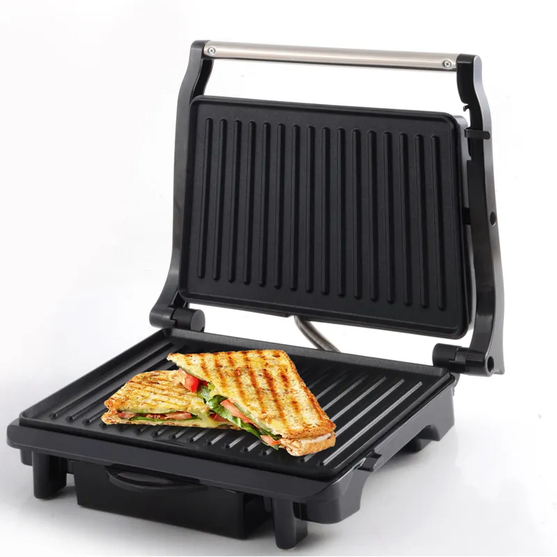 Fourniture d'usine 220v Grill Pan Non Stick Électrique Ménage Double Face Grill Pan Non Stick