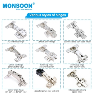 Phụ kiện tủ bếp, bản lề âm, bản lề thủy lực, bản lề khung, bản lề sắt, bản lề đóng êm - Product Image 4