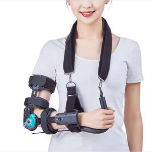 Attelle de <span class=keywords><strong>coude</strong></span> orthopédique médicale réglable à double charnière, orthèse articulée protectrice, taille unique - Product Image 1