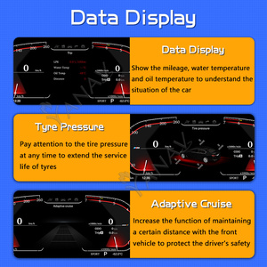 Instrumento de coche de 12,3 pulgadas, sistema Linux, pantalla de salpicadero, grupo digital para BMW 7Series E65 E66 2001-2008 - Product Image 4