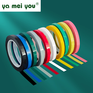 Film PET polyester résistant à la chaleur adhésif acrylique Mara Mylar <span class=keywords><strong>Pinstripe</strong></span> ruban isolant de transformateur de marquage médical électrique - Product Image 1