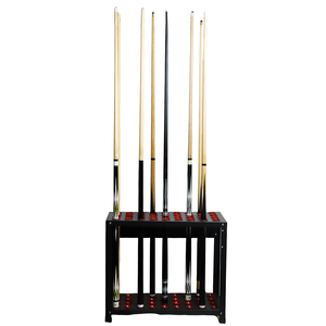 Beliebtes Design 36 Löcher Metall Holz Billard <span class=keywords><strong>Pool</strong></span> Snooker Queue Rack Queue Stick <span class=keywords><strong>Standup</strong></span> Halter Boden Billard Queue Rack - Product Image 3
