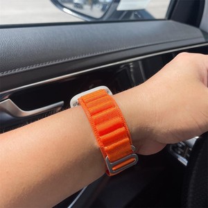 Correa de reloj <span class=keywords><strong>Original</strong></span> Nylon Alpine Loop <span class=keywords><strong>para</strong></span> <span class=keywords><strong>Apple</strong></span> IWatch Series Ultra 49mm 41 42 45 40 44, correa de tela deportiva con hebilla. - Product Image 6