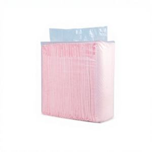 Prix de gros d'usine OEM ODM, 100 pièces, coussinets d'apprentissage pour chiots en coton biodégradable rose de luxe à 6 couches, coussinets d'apprentissage pour chiens - Product Image 1