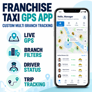 Développeurs d'applications de taxi <span class=keywords><strong>pour</strong></span> projets logiciels personnalisés desservant les franchisees avec suivi GPS et conception d'applications mobiles LionCreate - Product Image 2
