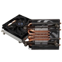 Refroidissement 4 caloducs refroidisseur de processeur dissipateur thermique en aluminium compatible avec AM4 LGA1700 LGA1200 LGA115x pour GPU et processeur