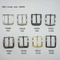 Boucle de ceinture avec logo personnalisé 10-60mm Boucle de ceinture pour hommes Boucle à ardillon en acier inoxydable