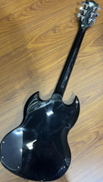 Guitare électrique SG noire, bleue, rouge, acajou, série Muse, pour la pratique en solo et les performances