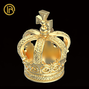 Sẵn Sàng Khuôn Sang Trọng Vương Miện Kẽm Hợp Kim Hương Thơm <span class=keywords><strong>Cap</strong></span>-Thấp Moq Tùy Chỉnh Vàng Kim Loại Nắp - Product Image 3