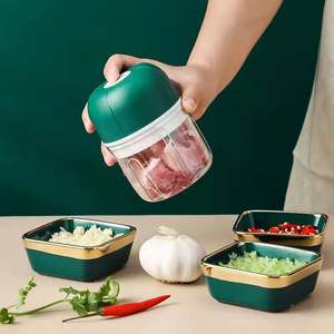 <span class=keywords><strong>Mini</strong></span> picadora de carne eléctrica inalámbrica Usb de 250ml, automática, portátil, inalámbrica, para el hogar, cocina, trituradora de alimentos, mezclador, picadora de ajo - Product Image 2