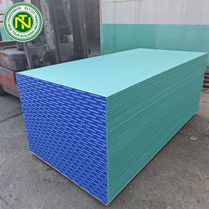 Prix bas ignifuge étanche à l'humidité taille régulière 1200*2400mm papier face plaque de plâtre panneau de gypse 9mm 12mm épaisseur - Product Image 2