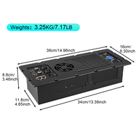 DSP1000 profesyonel DSP 1000W * 2 güç amplifikatörü modülü ses ekipmanları ses Amp dijital modülü plaka amplifikatör kurulu