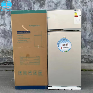 Réfrigérateur à double porte 108L avec congélateur supérieur, grande capacité, fonctionnement <span class=keywords><strong>silencieux</strong></span>, réfrigérateur domestique écoénergétique - Product Image 1