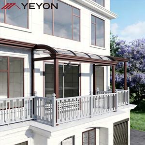 Yeyon 2026 OEM Moderne Serre en verre à <span class=keywords><strong>toit</strong></span> <span class=keywords><strong>plat</strong></span> en aluminium, <span class=keywords><strong>double</strong></span> vitrage trempé, pour cuisine extérieure, parc, résidentiel et extérieur - Product Image 3