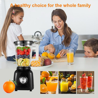 Batido multifuncional de alta eficiencia, mezcladores profesionales automáticos, exprimidor, procesador de alimentos de alta potencia, licuadoras de batidos de hielo