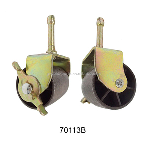 अमेरिकी लोहे के बिस्तर फ्रेम के लिए ब्रेक के साथ फर्नीचर कैस्टर व्हील 70113b - Product Image 4