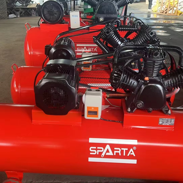 Sparta Screw Compressor with 200L Air Tank Air Cooled Oil-less Lubrication 7.5KW Motor for Sale at Low Price