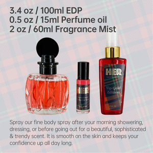 Colonia de marca privada de lujo para perfume de mujer Eau De Parfums Roll de spray corporal fino de larga duración en aceite de fragancia - Product Image 2
