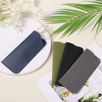 Étui à lunettes en cuir PU personnalisé, pochette souple pour lunettes de soleil, étui à lunettes portable