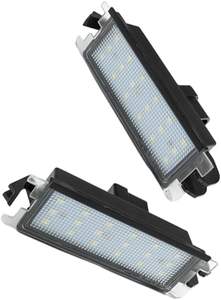 <span class=keywords><strong>Dacia</strong></span> <span class=keywords><strong>Sandero</strong></span> I 2008-2012 Logan I 2004-2013 Ensemble d'éclairage de plaque d'immatriculation à <span class=keywords><strong>LED</strong></span> de remplacement nouvel état 12V compatible tension - Product Image 3