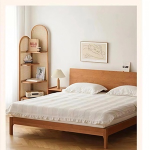 Support de rangement en rotin en bois massif japonais Armoire latérale au design moderne pour salle de bain chambre ou <span class=keywords><strong>salon</strong></span> pour balcon appartement - Product Image 6