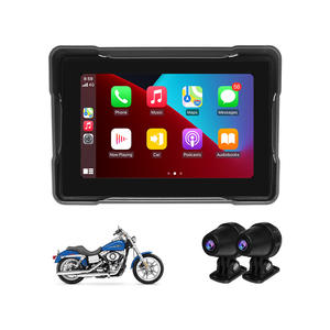 Wasserdichtes Motorrad-Navigationsmonitor-Gerät drahtloses CarPlay Android-Auto-<span class=keywords><strong>Monitor</strong></span> Front-/Rückseite-<span class=keywords><strong>DVR</strong></span>-Bildschirm - Product Image 2