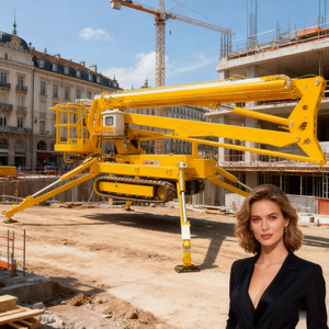 10M-45M autopropulsé Compact chenille flèche ascenseur araignée remorquable Terrain accidenté flèche ascenseur chenillé grue araignée pour le travail des arbres - Product Image 5